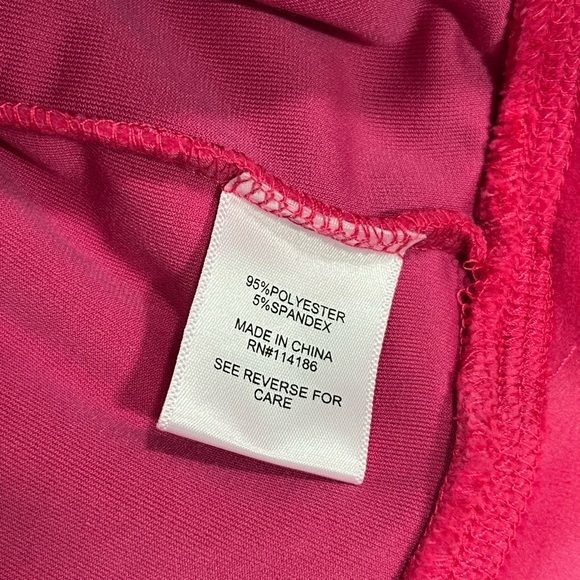 JUICY COUTURE Velour Pullover Sweatshirt Collared Half Snap Pocket Pink M - Picture 7 of 10